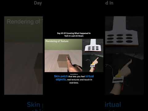 KAIST Develops Haptic Skin Patch for VR/AR Touch Feedback
