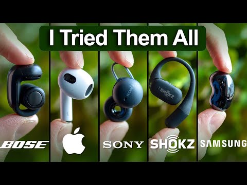 Best OPEN Earbuds 2024 [Tested &amp; Compared!] - Bose vs Sony vs AirPods vs Shokz..