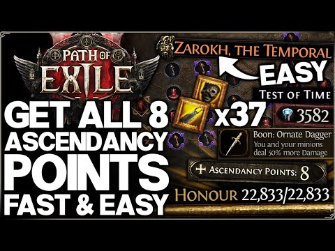 Path of Exile 2 - How to Get ALL 8 Ascendancy Points EASY FAST - 23 OP Trial Tips &amp; Sekhemas Guide!