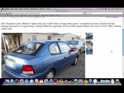 Craigslist Pueblo Colorado - Used Cars and Trucks For Sale by Owner Options in June 2012