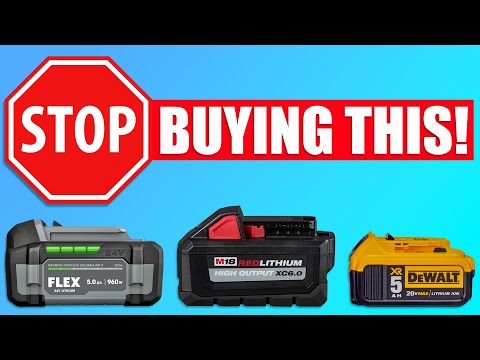 Stop Overpaying for DeWALT, FLEX, Ridgid, and Milwaukee Tool Batteries!