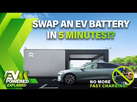 NIO&#039;s Battery Swap Station: 5-Minute EV Battery Swap!