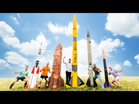 Model Rocket Battle 3 | Dude Perfect