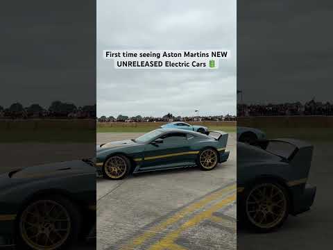 First time seeing Aston Martins NEW UNRELEASED Electric Cars 🔋