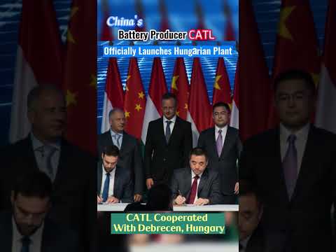 China&#039;s #battery producer #CATL officially launches Hungarian #plant #china #battery #cooperative