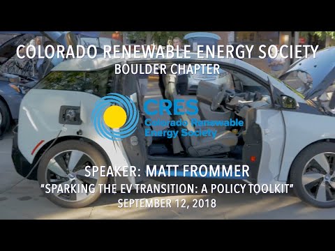 Sparking the EV Transition: A Policy Toolkit for Local Government | Presentation by Matt Frommer