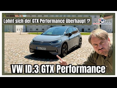Test VW ID3 GTX Performance lohnt sich die Mehrleistung ⁉️