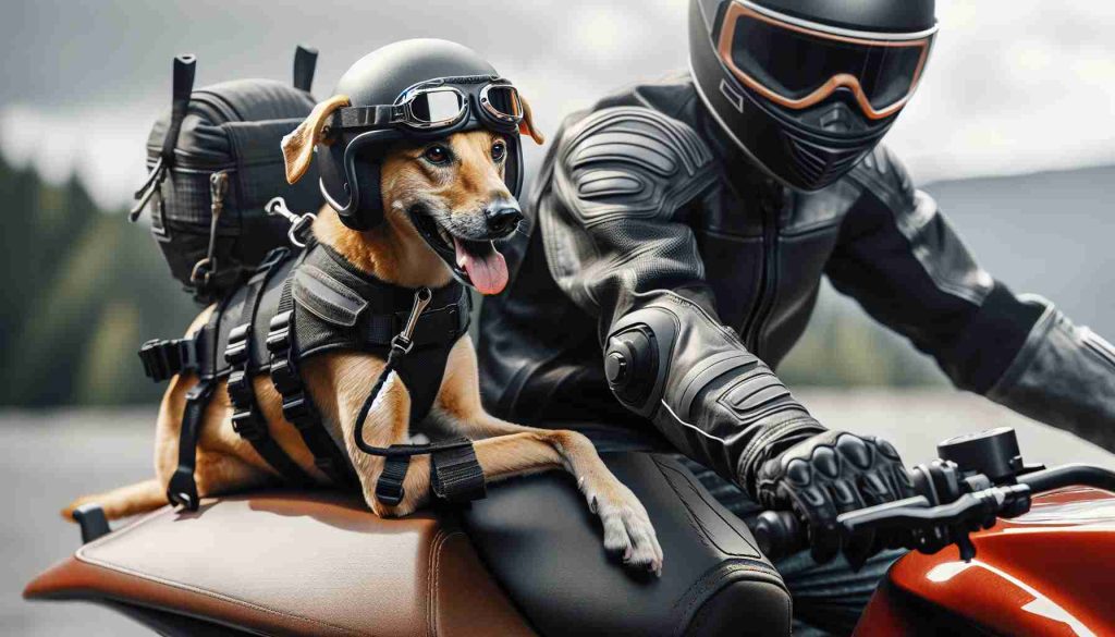 バイク乗車時の犬の安全を確保する