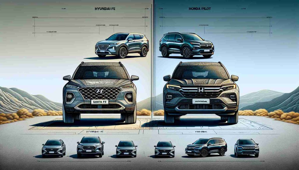 Um Olhar Comparativo sobre SUVs de Médio Porte: Hyundai Santa Fe vs. Honda Pilot