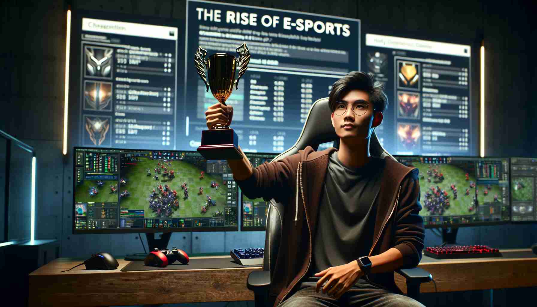 Discover the Rise of E-Sports! Meet the Young Champion Making Waves!