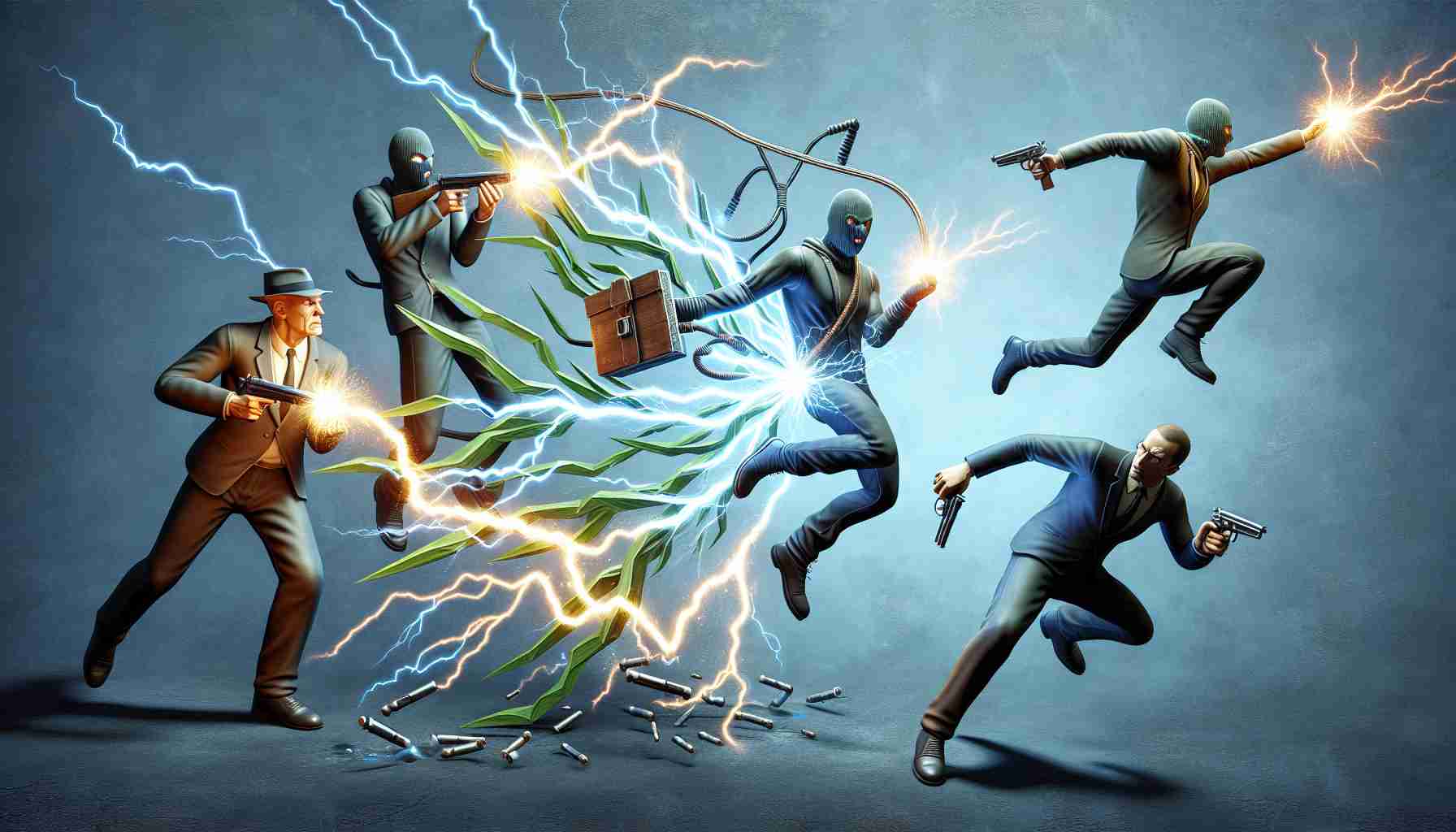 Electric Thieves: A Shocking Escape! Unbelievable Criminal Stunt Electric Thieves: A Shocking Escape! Unbelievable Criminal Stunt