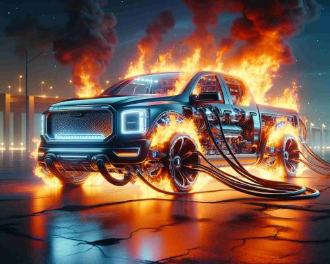 Unbelievable Scene: Tesla Cybertruck Bursts into Flames! Witness the Shocking Footage Unbelievable Scene: Tesla Cybertruck Bursts into Flames! Witness the Shocking Footage
