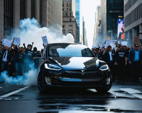 Chaos in Manhattan: Protesters Target Tesla in Anti-Musk Showdown Chaos in Manhattan: Protesters Target Tesla in Anti-Musk Showdown