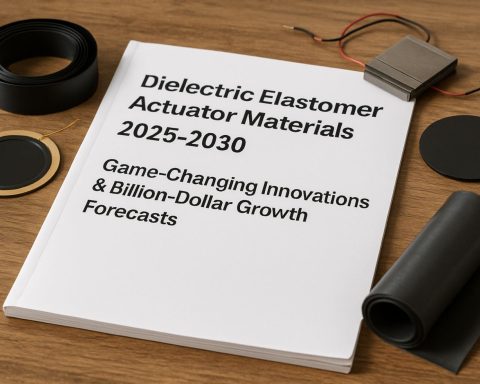Dielectric Elastomer Actuator Materials 2025–2030: Game-Changing Innovations & Billion-Dollar Growth Forecasts