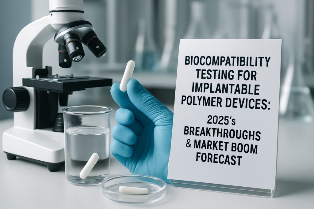 Biodurability Testing for Implantable Polymer Devices: 2025’s Breakthroughs & Market Boom Forecast Biodurability Testing for Implantable Polymer Devices: 2025’s Breakthroughs & Market Boom Forecast