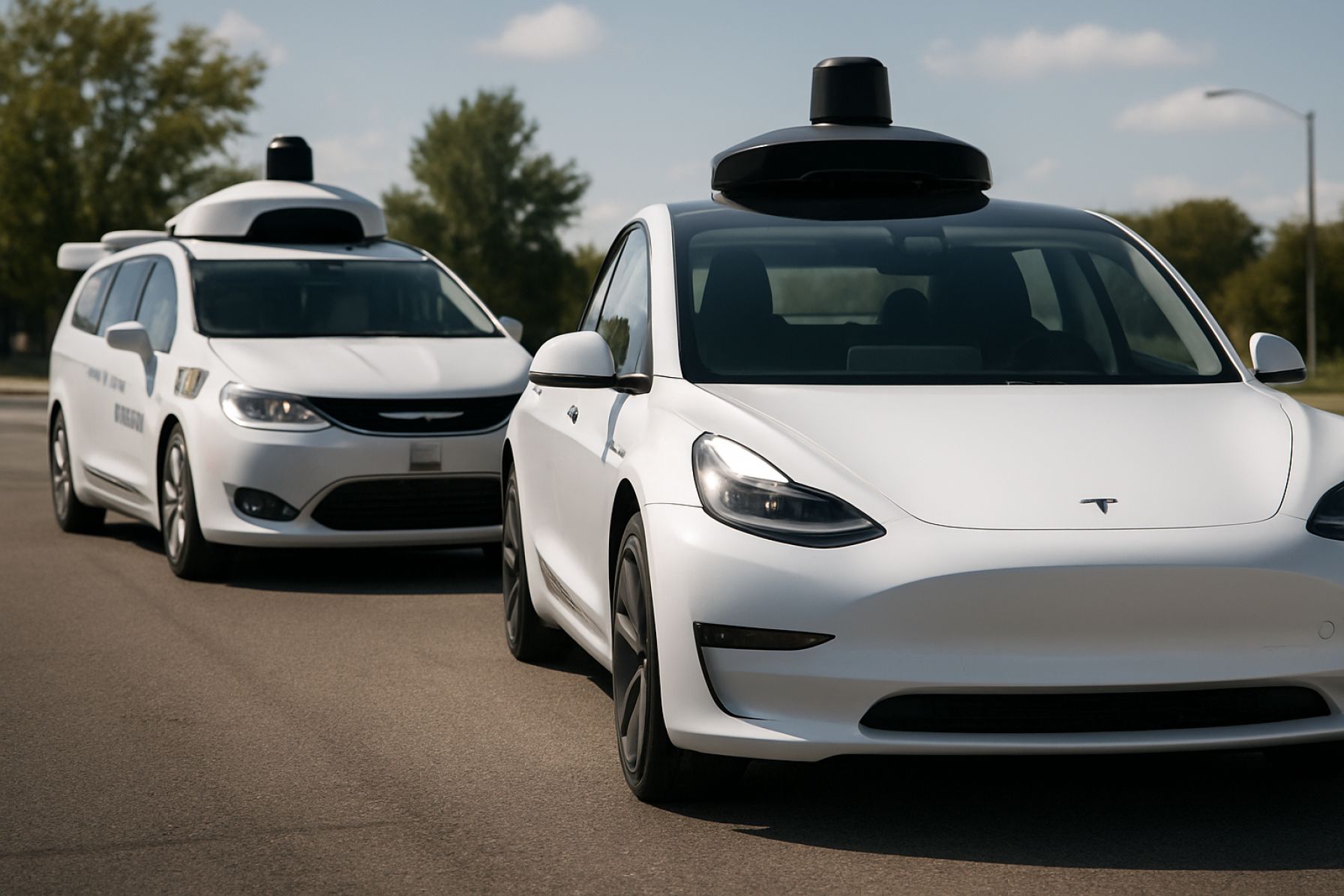 Teslas bud om å overgå Waymo tenner en høyt spillende konkurranse om robotaxi-dominans—men hvem er egentlig bak rattet? 
