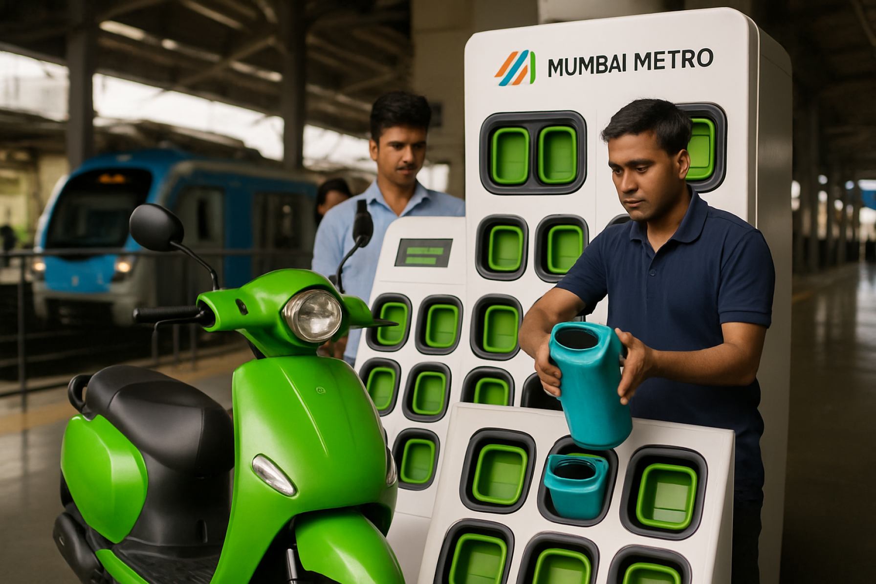 Mumbai Metro Launches Game-Changing EV Battery Swapping Across 25 Stations: Green Travel Gets a Turbo Boost 