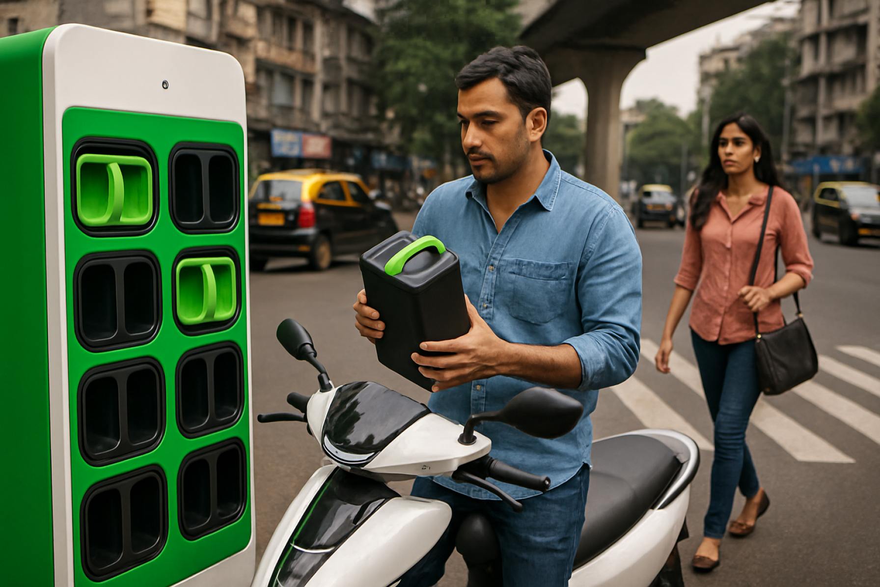 Mumbai’s EV Revolution Hits a Roadblock: Battery Swap Stations Spark Pedestrian Safety Concerns 