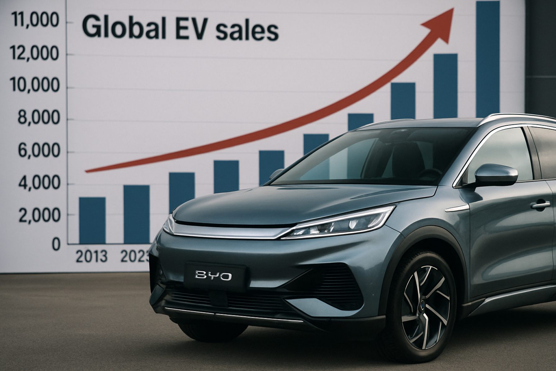 BYD, 기록을 깨다: 급증하는 글로벌 전기차 판매가 2025년 새로운 세계 선두주자를 암시하다. 