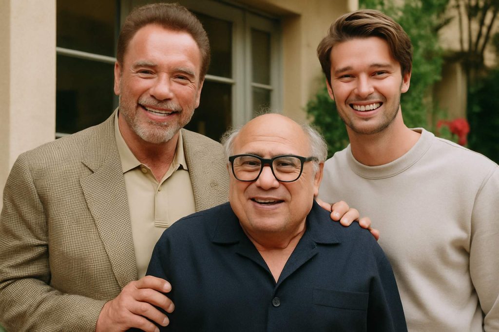 The Schwarzenegger-DeVito Comeback? Patrick Sparks ‘Triplets’ Hype With Viral Set Reunion The Schwarzenegger-DeVito Comeback? Patrick Sparks ‘Triplets’ Hype With Viral Set Reunion