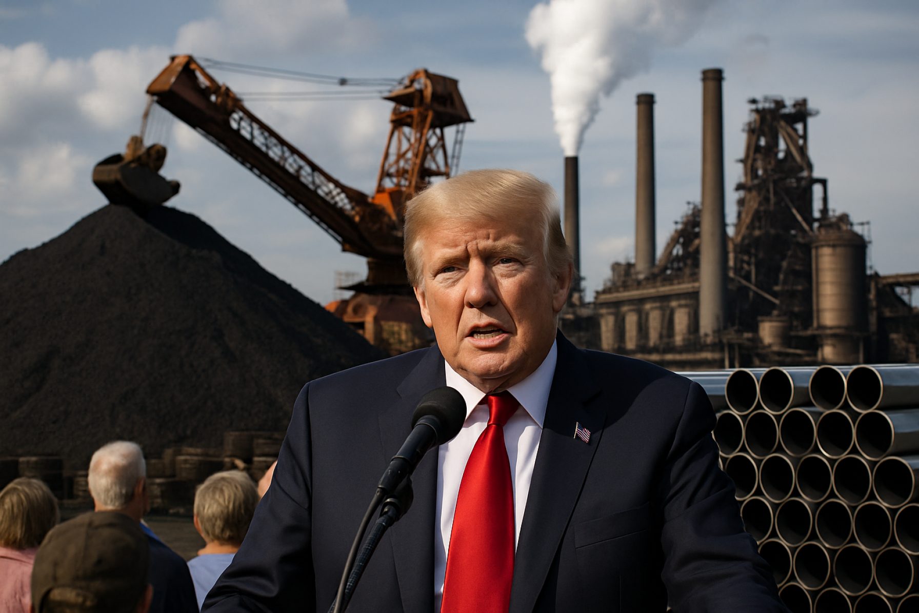 Trump’s Coal Comeback and Steel Saga: Billions at Stake as Green Energy Faces Setbacks 